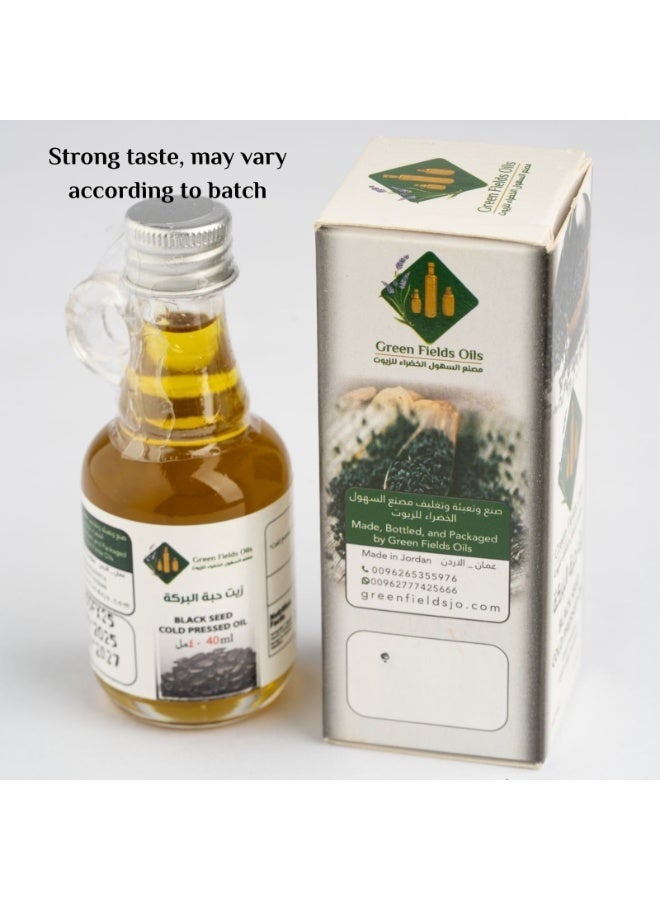 Green Fields Cold Pressed Black Seed Oil – Pure Nigella Sativa Oil | 100% Natural | No Additives | Food Grade | Hair, Skin & Wellness Oil | 40ml - Image 5