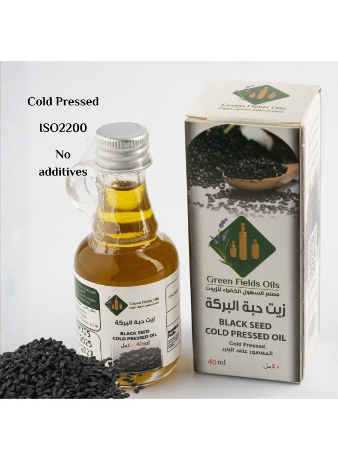 Green Fields Cold Pressed Black Seed Oil – Pure Nigella Sativa Oil | 100% Natural | No Additives | Food Grade | Hair, Skin & Wellness Oil | 40ml - Image 4
