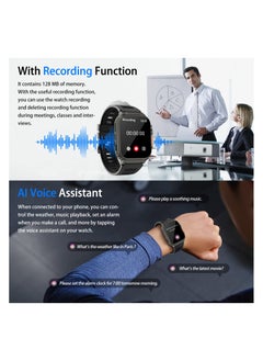 ibsun Smart Watch(Receive & Dial), 1.96" Screen IP68 Smart Watch for Men Women, SmartWatchs with Health Tracker/Fitness Tracker/Call/Text/AI Voice Assistant  - Image 5