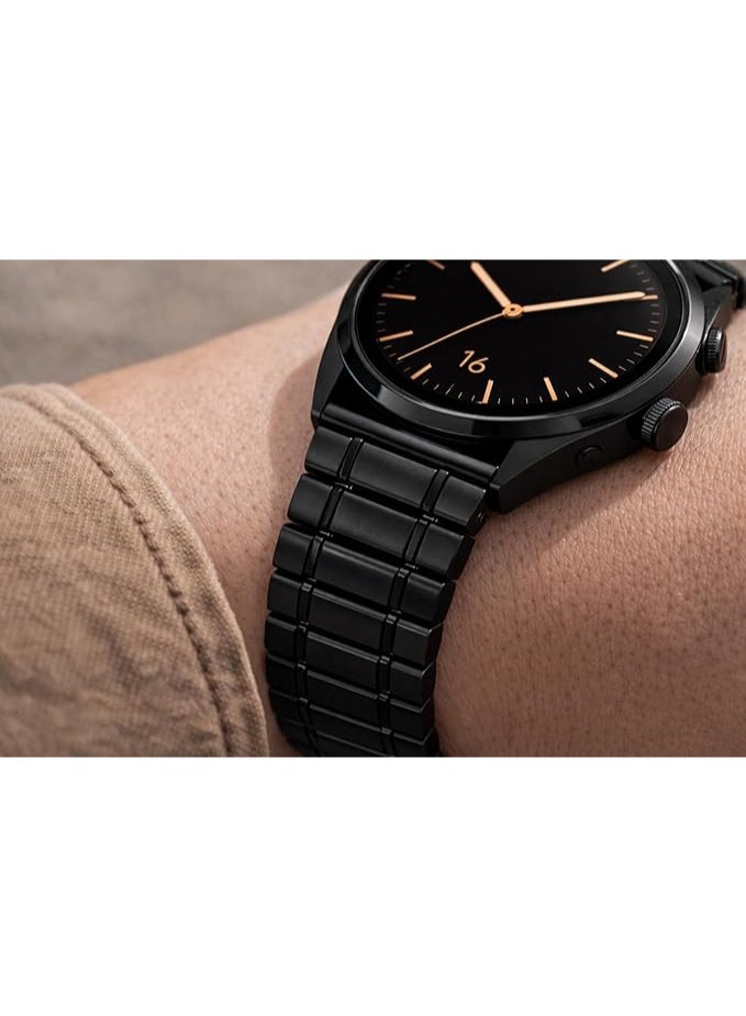 Stainless Steel Watch Band 22mm Replacement Strap for Smartwatch – Premium Metal Adjustable Wristband Compatible with Samsung Galaxy Watch/Huawei/Garmin – Multiple Colors (Black) - Image 5