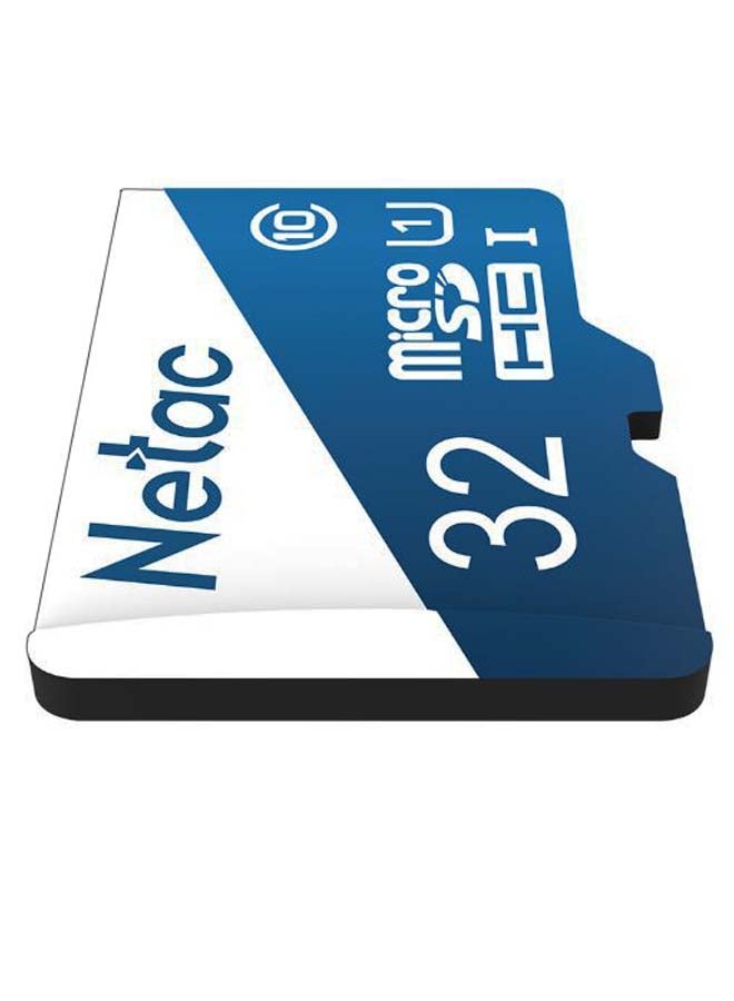 Netac MicroSDHC Class 10 TF Flash Memory Card Blue/White - Image 2