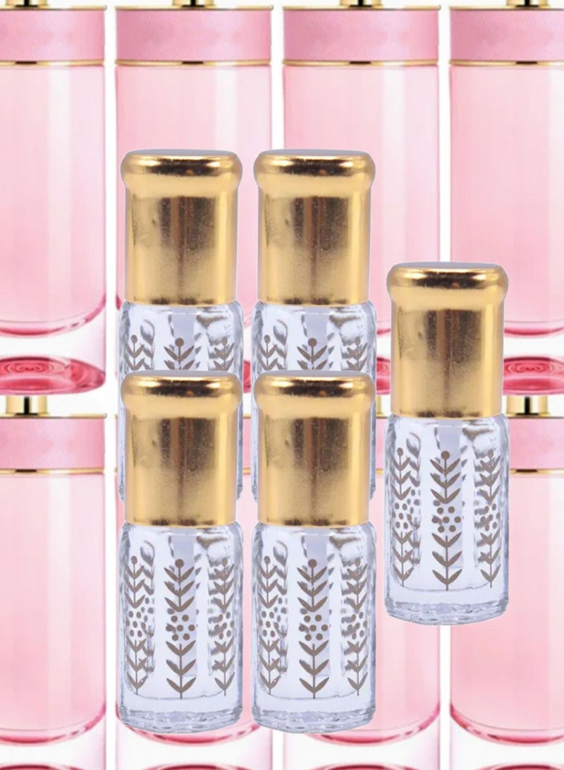 5 Pieces Candy Florale Fragrance Perfume Oil 3 Ml