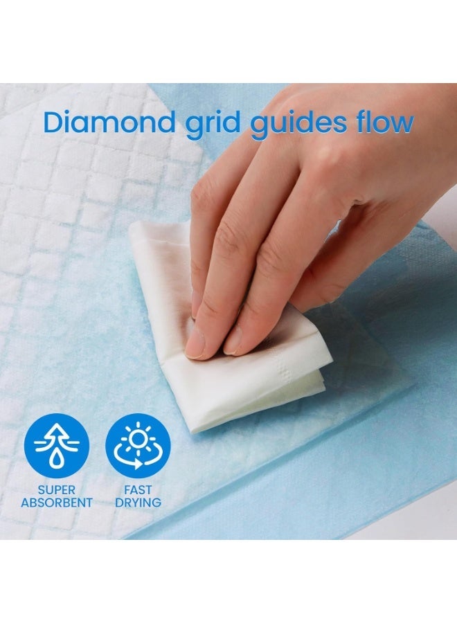 60 cm x 45 cm Disposable Changing Mats for pets, Soft Ultra Absorbent Waterproof Diaper Changing Mat Liners ,pet and Baby Changing Mat Cover Bed Pads,30pcs - Image 3