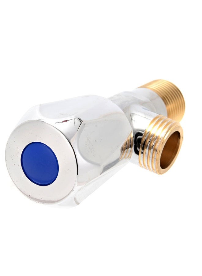 LAWAZIM Angle Valve 150g - 1/2" Wall Mounted Copper 90-Degree Water Shut-Off Valve with Decorative Flange, Knob Handle, and Threaded Inlet & Outlet - for Mixer Tap, Kitchen, Toilet, & Plumbing Systems - Image 5