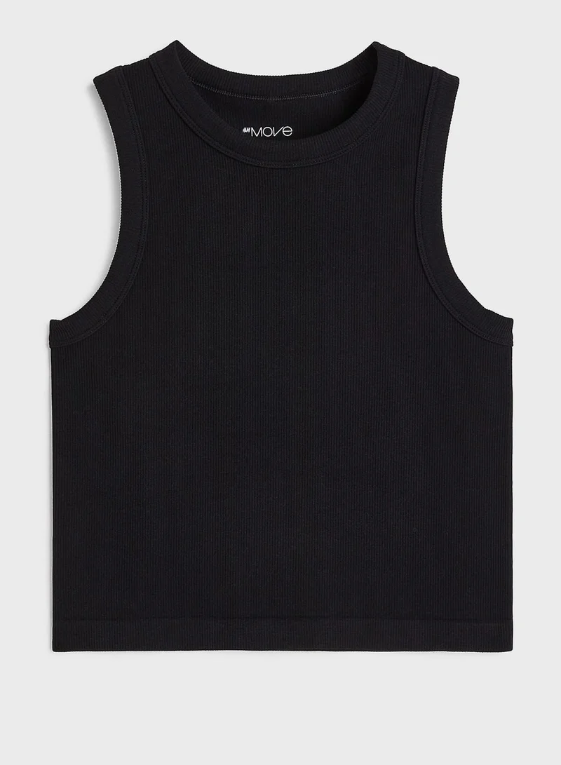 H&M Ribbed Detail Vest Top