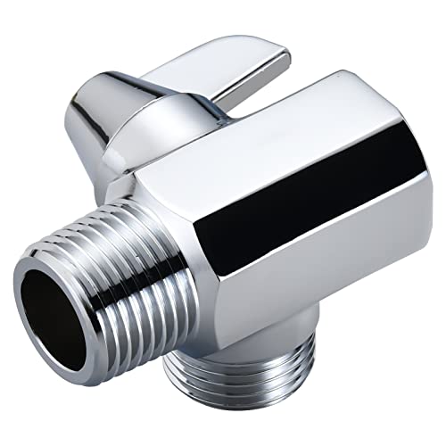Tearel Shower Arm Diverter Valve for Hand Showerhead, Chrome - Image 3