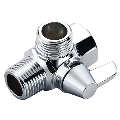 Tearel Shower Arm Diverter Valve for Hand Showerhead, Chrome - Image 4