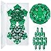 RoomyRoc Magnetic Fidget Sphere Magnets Balls Crystal Green Holographic Glitter Magnet Fidgets Toy 12 Piece Set Creativity Beyond Imagination Inspirational Recreational Desk Toys for Adults - Image 3
