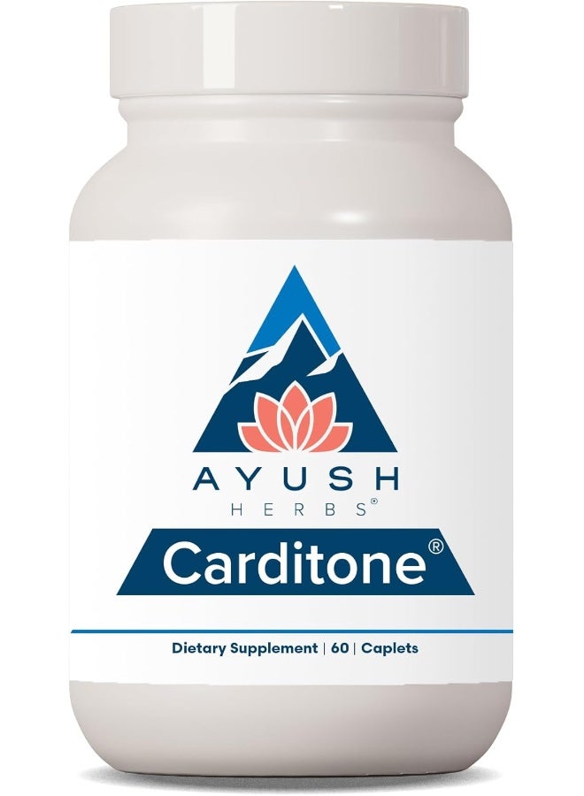 Ayush Herbs Inc., Carditone, 60 Caplets - Image 1