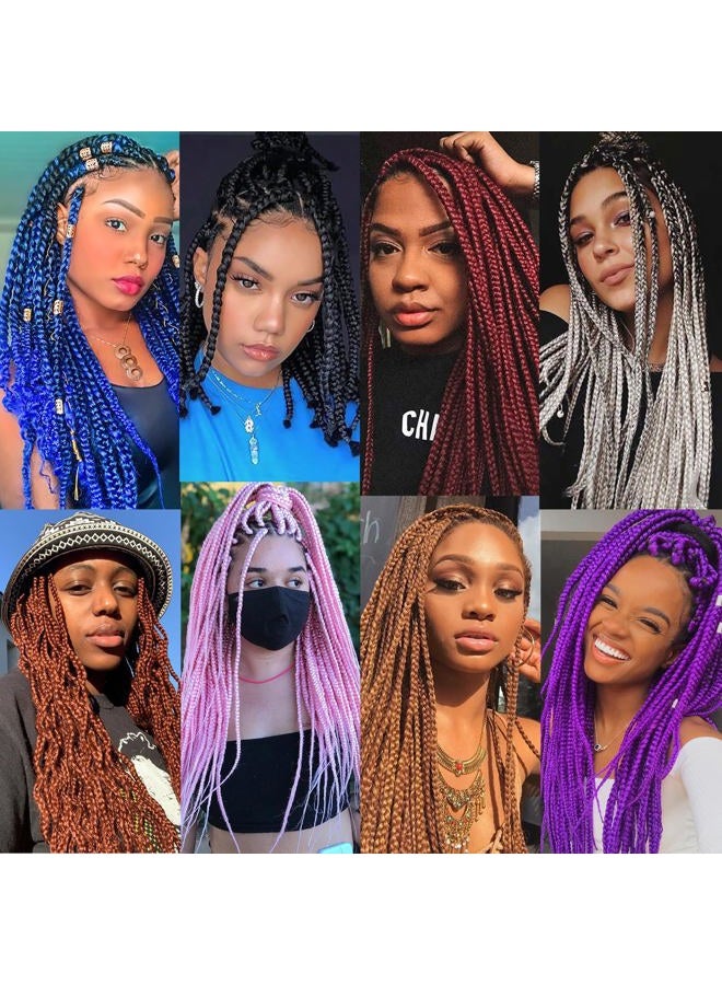 Dorsanee Honey Blonde Braiding Hair Pre Stretched 20 Inch 6 Packs Braiding Hair Extensions for Crochet Box Braids Twists Locs Hair Itch Free Soft Yaki Texture Hot Water Setting (20inch,#27) - Image 5