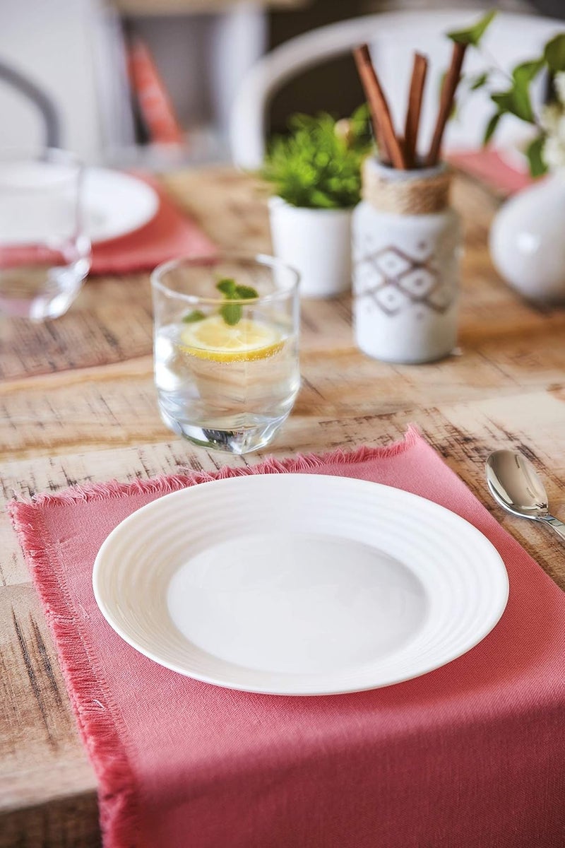 Luminarc طقم أطباق حلوى لومينارك P2169 هارينا 725 مجموعة 6 أبيض - Image 3