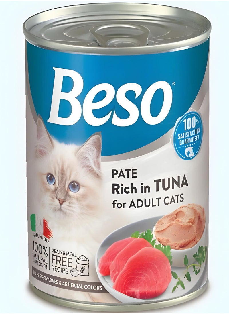Beso Wet cat food (6 packs) - Beso - Tuna flavor - 6 × 400g  - Image 2