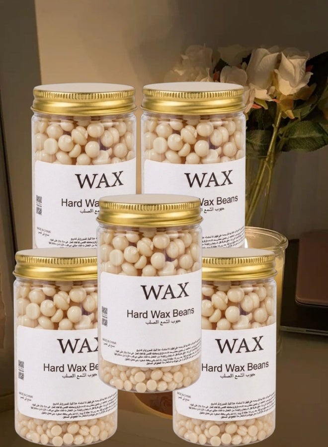 Wax 5 Pieces Hard Wax Beans White - Image 1
