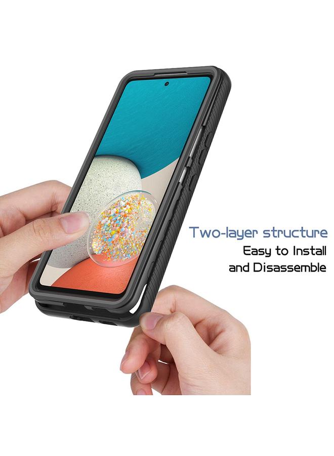 S-TOP Case For Samsung Galaxy A53 5G Starry Sky Solid Color Series Shockproof PC + TPU Phone Case - Image 3