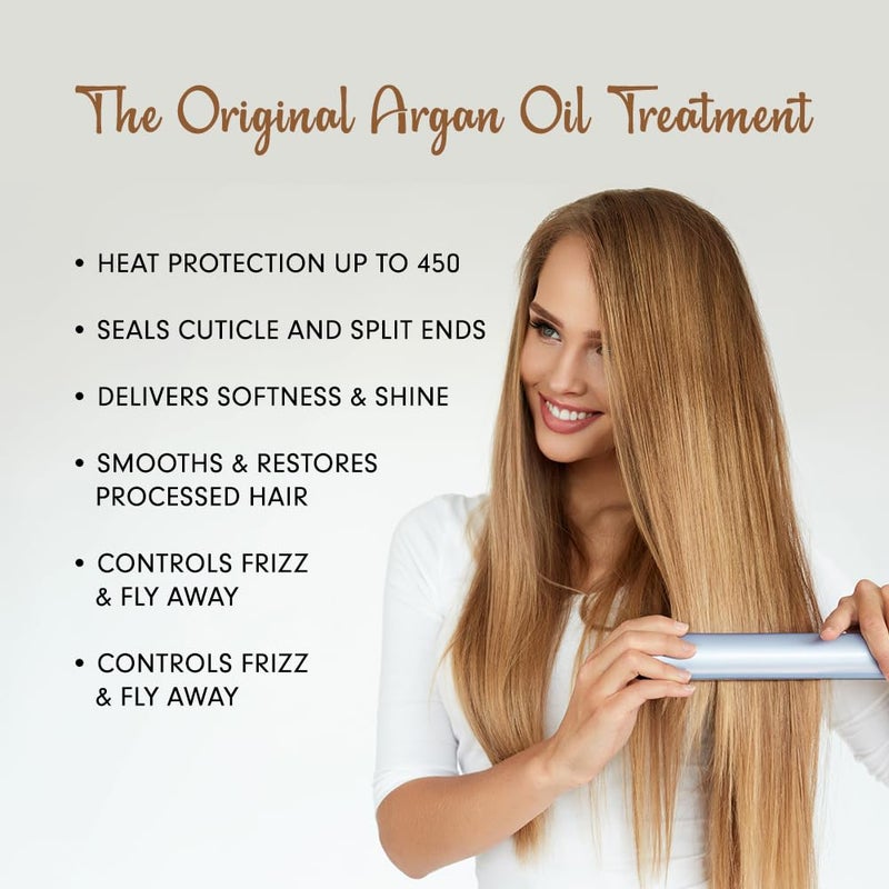 DermOrganic Original Argan Oil Leave-In Hair Treatment 4 oz (2 pack) - Image 1