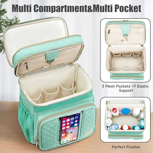 Tealari Large Toiletry Bag for Women Men,Bathroom Bag,Water Resistant Portable Shower Caddy for College Dorm,Hanging Toiletry Bags for Traveling,Gym Camping Cruise Ship Travel Essentials Shower Bag - Image 5