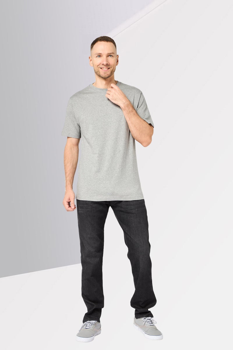 Replay Men Slim Fit Washed Stretchable Jeans, Black - Image 2