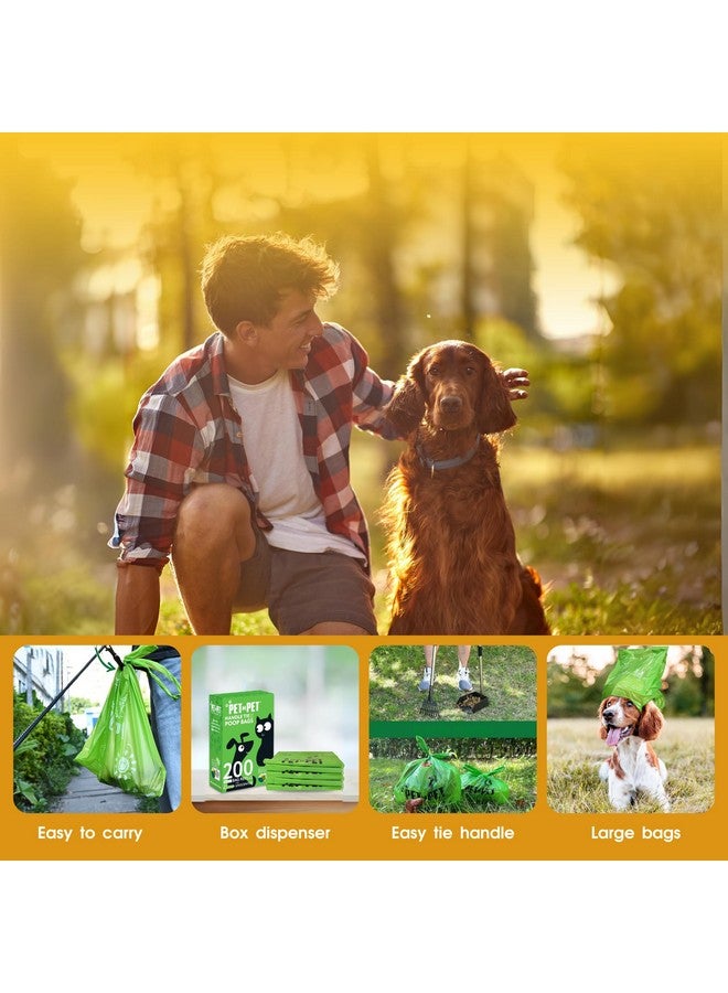 بت آن بت أكياس فضلات الكلاب غير المعطرة من Pet N Pet، 200 كيس، بمقابض ربط، 38% نباتية و62% بولي إيثيلين، أكياس فضلات الكلاب سميكة للغاية، أكياس فضلات الحيوانات الأليفة - Image 5