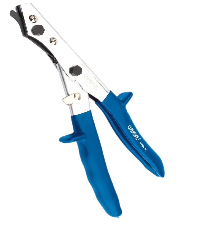 Draper 35748 Expert Hand Nibbler for Metal Sheet, Plastic,Blue,250 mm - Image 4