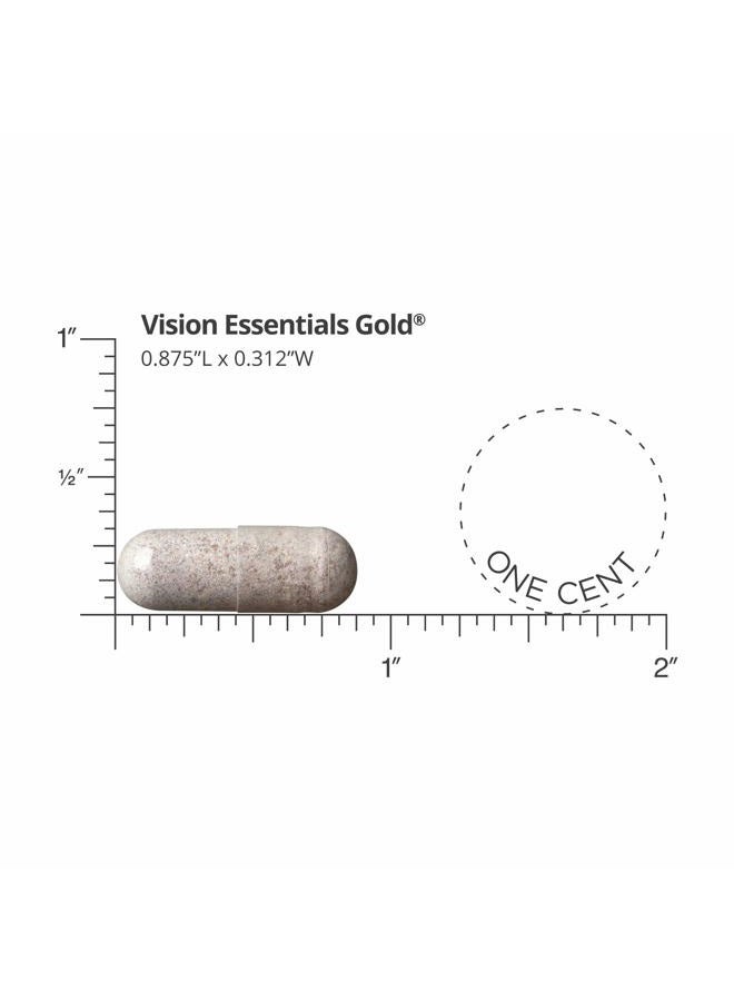 Dr. Whitaker's Vision Essentials Gold - Eye Health Supplement with 40 mg of Lutein Plus, Zeaxanthin & Taurine - Supports Macular Health and Shields Eyes Against Blue Light Exposure (120 Capsules) - Image 3