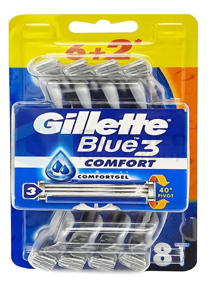 جيليت بلو 3 كومفورت 8 قطع