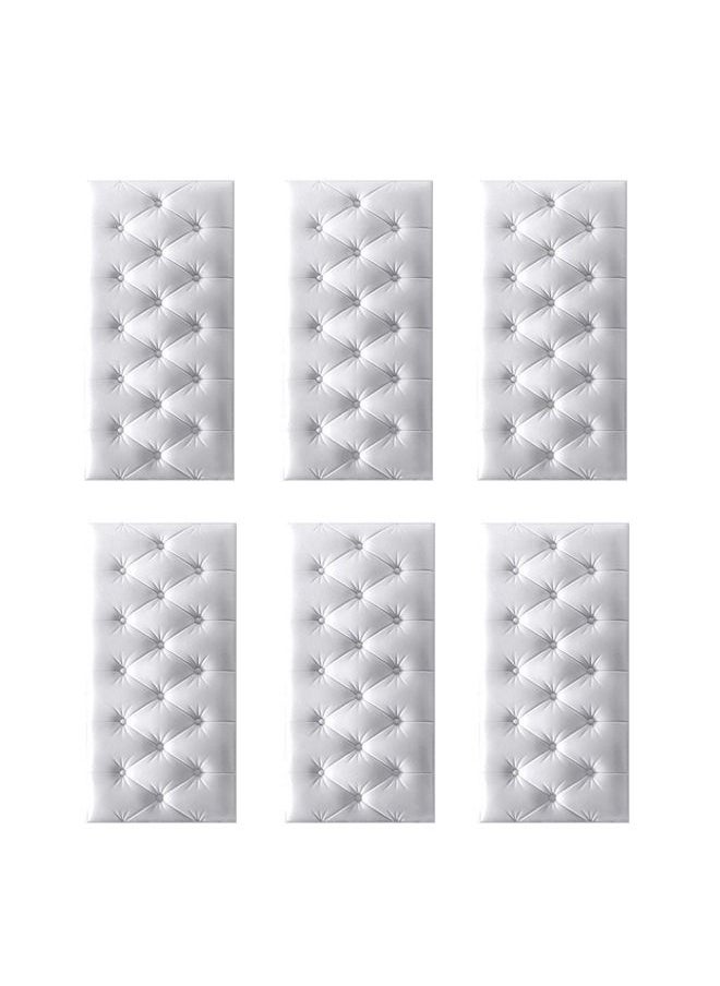 JSAITOYS 6-Piece 3d Wall Stickers Wallpaper Decor Foam Waterproof Covering For Kids Living Room Background 35*70cm  - Image 1
