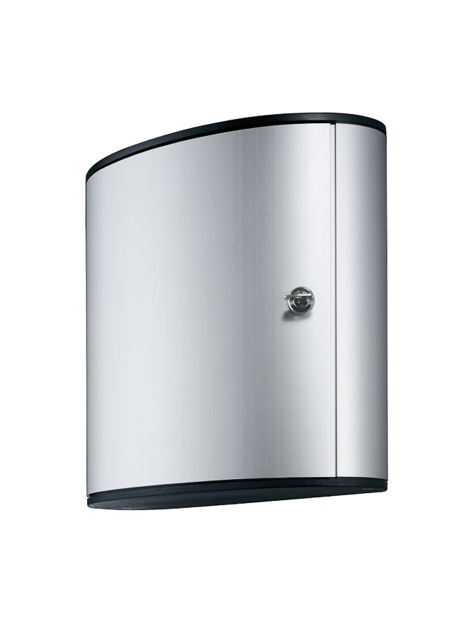 Durable Key Organizer Box for 36 Keys, Aluminium Wall Mount Cabinet with Cylinder Lock & 2 Keys, Visible Label Index, Includes 6 Colour KEY CLIP Holders, Compact Secure Storage for Home & Office, Made in Germany - Image 1