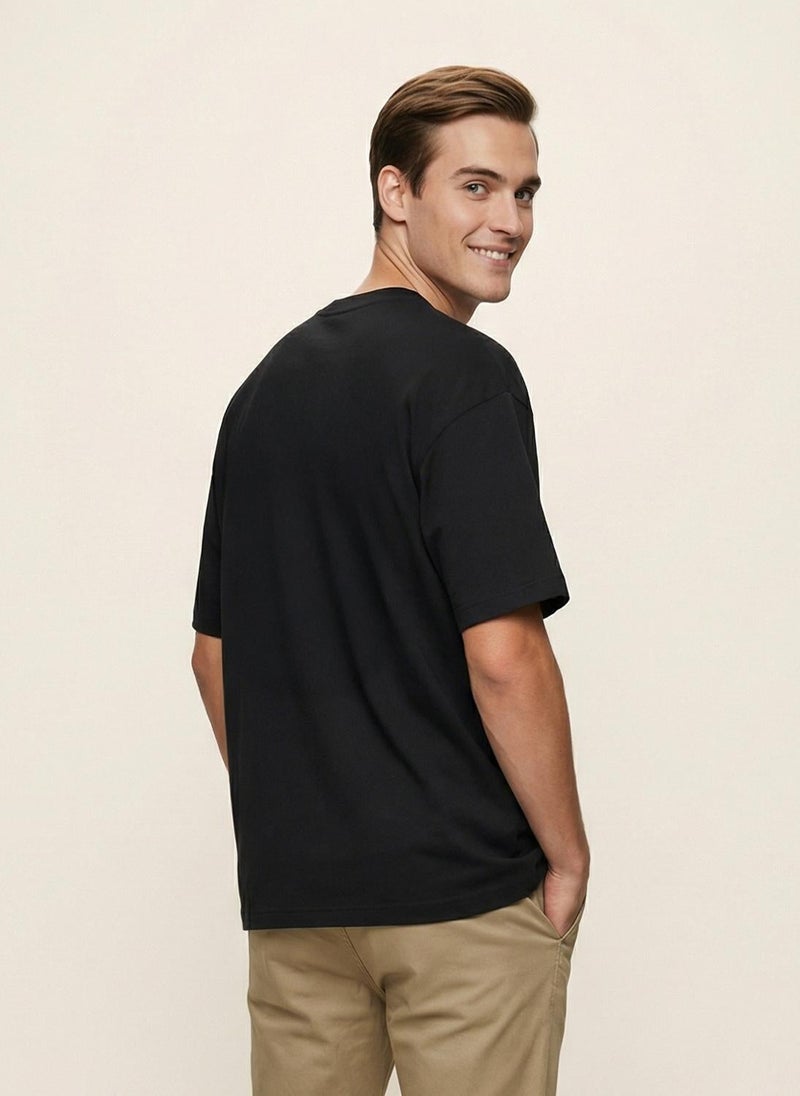 NOBERO Men Oversized Graphic Printed T-shirt - Image 3