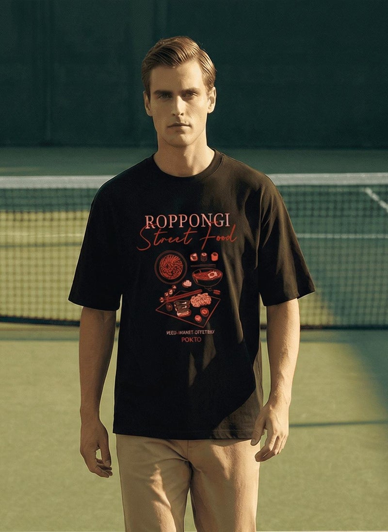 NOBERO Men Oversized Graphic Printed T-shirt - Image 4