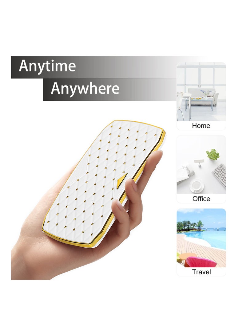 Portable 36W UV Gel Nail Dryer, Mini LED Nail Lamp with 12 Beads for Quick Gel Nail Polish Curing (White) - Image 5