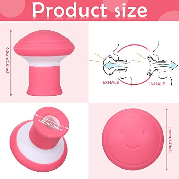 Harrycle 4 Pieces Face Exerciser Facial Yoga for Skin Tighten Firm Jaw ExercisercReducer Double Chin Breathing Device Neck Toning Face Slimming Trainer Tool for Women Lift Skin and Tone - Image 2