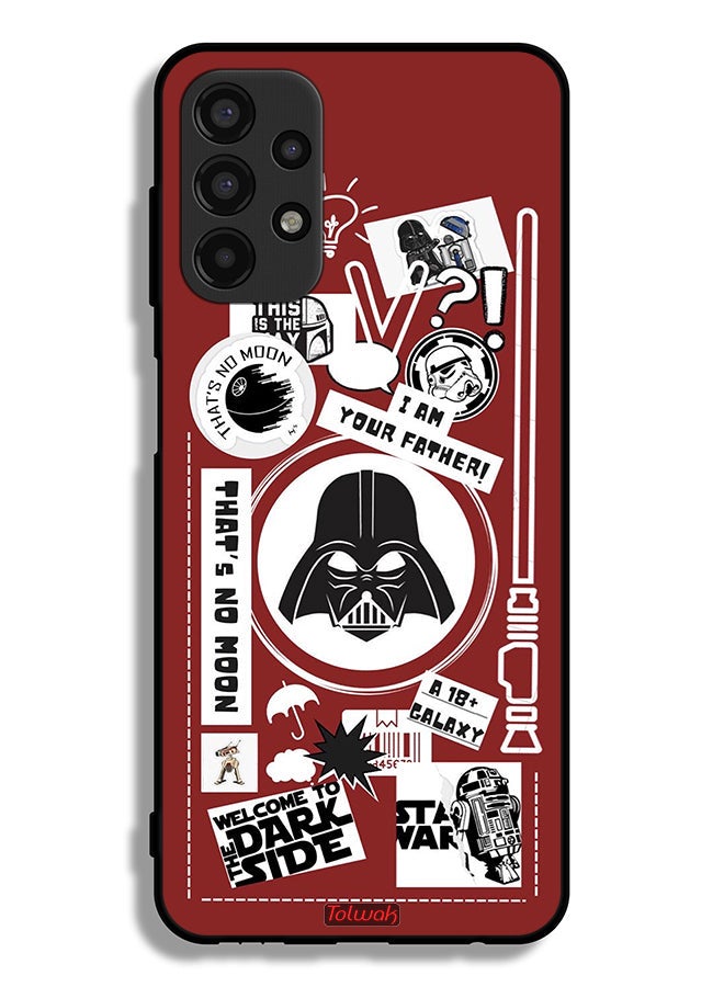 Tolwak Samsung Galaxy A13 4G Protective Case Cover Welcome To The Dark Side Sticker - Image 1
