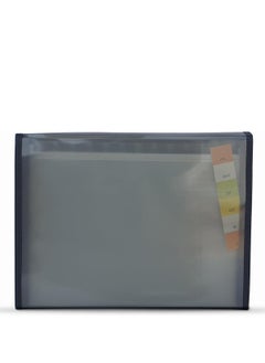 Maxi Maxi Expansion File 13 Grids Without Handle Black, 13 Pockets Expanding Folders, Portable Accordion A4 Expandable Organizer  - Image 2