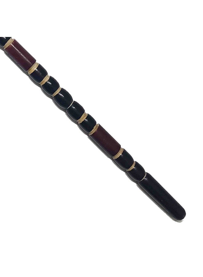 A walking stick made of Aswan beech wood, for men, black and red. - Image 4