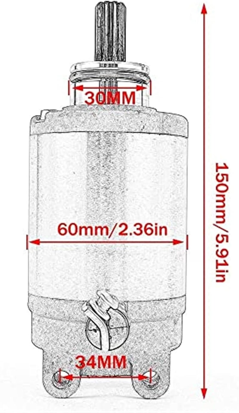 Vuzmode Motorcycle Starter Engine Motor - Image 4
