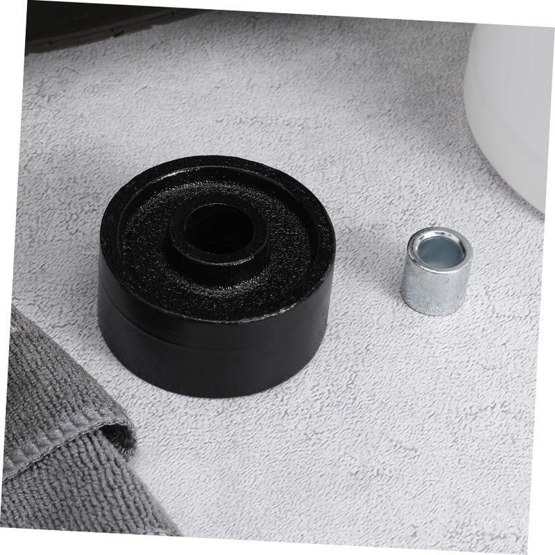 Heavy Duty Steel Front Swivel Wheel For Hydraulic Horizontal Trailer Jack Replacement - Image 5