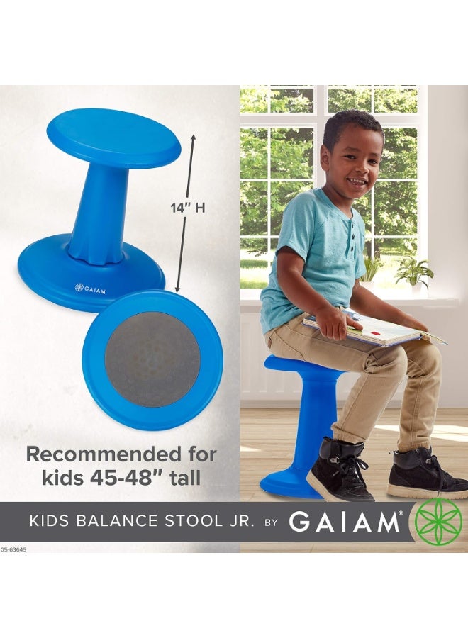 Gaiam كرسي مكتب جايام للأطفال - كرسي توازن مرن بديل | كرسي اهتزازي للحساسية ADHD | مقعد صخري للأطفال في المدرسة الابتدائية - Image 3