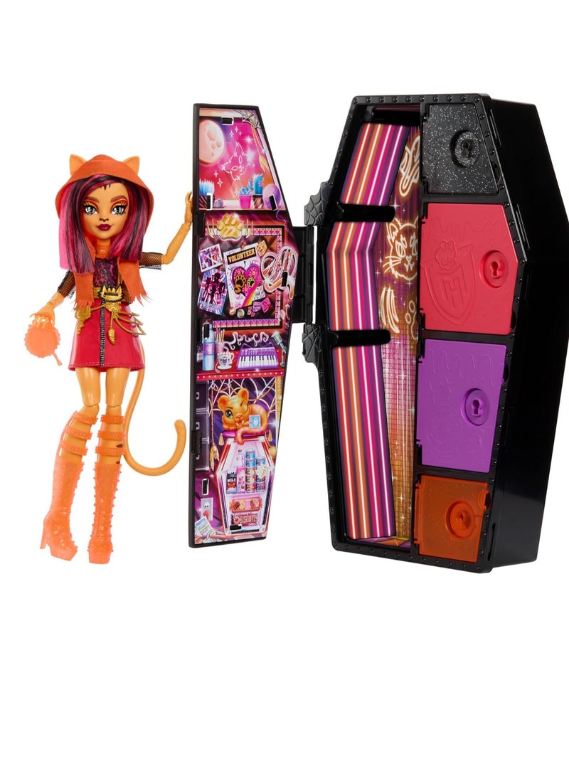 MONSTER HIGH Doll, Toralei Stripe, Skulltimate Secrets: Neon Frights - Image 1