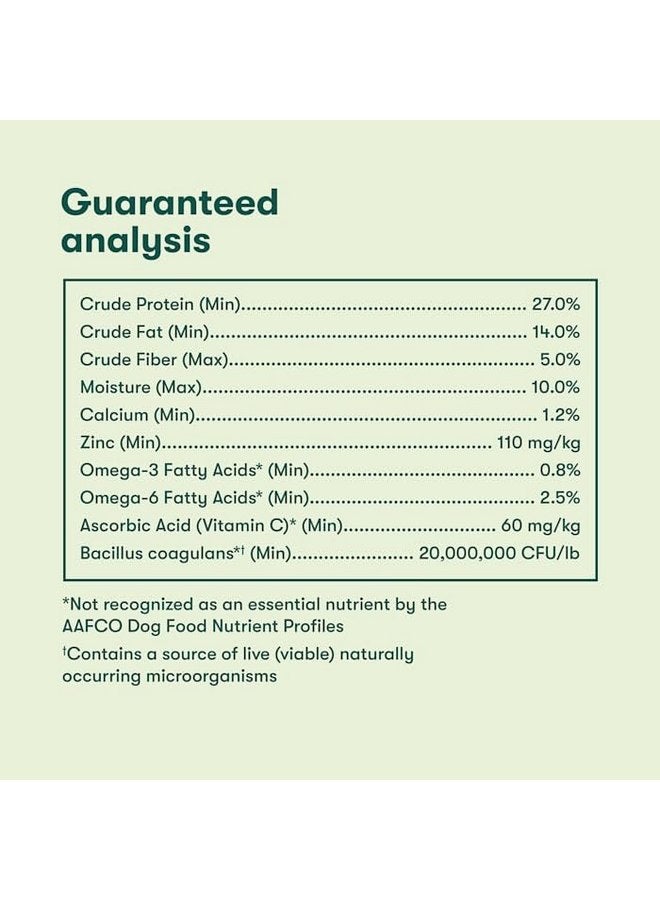 جينكس طعام الكلاب الجاف الفاخر الخالي من الحبوب من جينكس، دجاج حقيقي، بطاطا حلوة، جزر مع أغذية فائقة وبروبيوتيك، بدون مواد مالئة، لجميع مراحل الحياة، 4 أرطال - Image 3