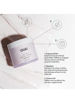 Ouai Body Cream, Melrose Place - Hydrating Whipped Body Cream with Cupuaçu Butter, Coconut Oil and Squalane - Softens Skin and Delivers Healthy-Looking Glow - Sulfate Free Skin Care (7.5 Oz)  - Image 3