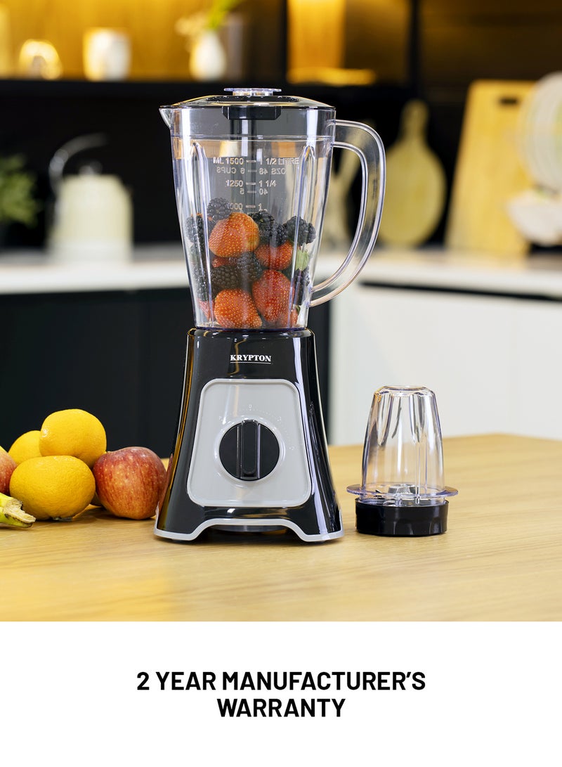 KRYPTON 2-In-1 Blender 1.5 L 400 W KNB6125 White/Black/Clear - Image 5
