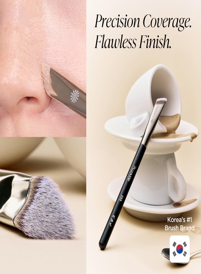 Piccasso Brush 233 Concealer Makeup Brush for Pore Coverage - Precision Tapping Tip for Flawless, Smooth Finish - Synthetic Hair, Wooden Handle - Image 5