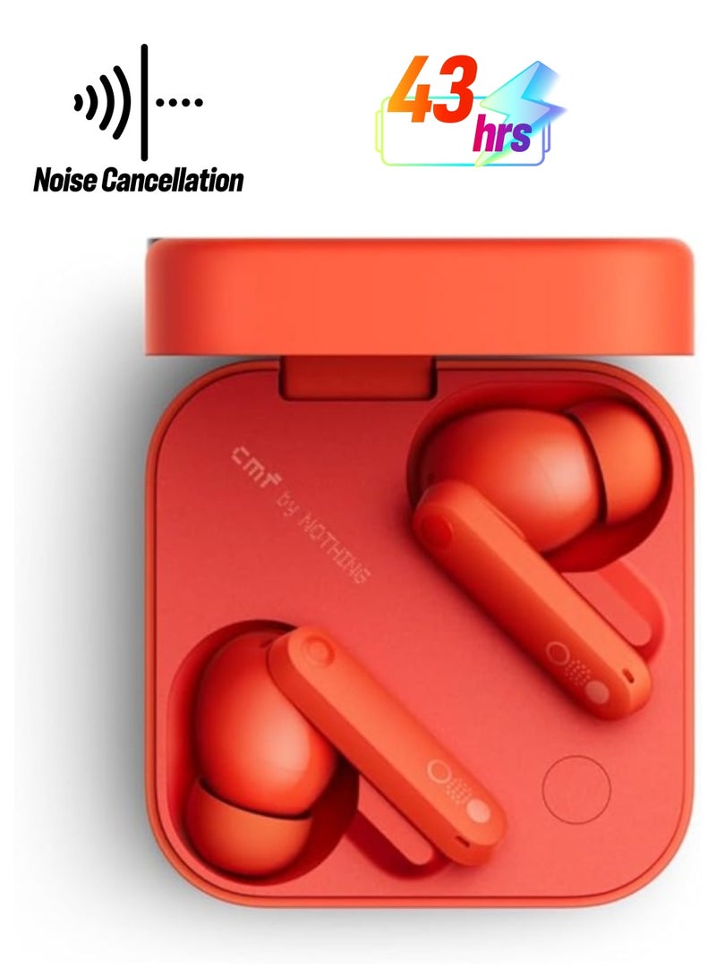 CMF Buds Pro 2 With Smart Dial, Up to 43 Hours Battery Life - Orange - Image 1