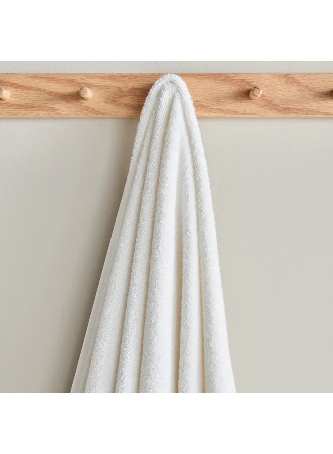 Home Box Opulence Serenity Turkish Cotton Jacquard Border Bath Towel 140 x 70 cm