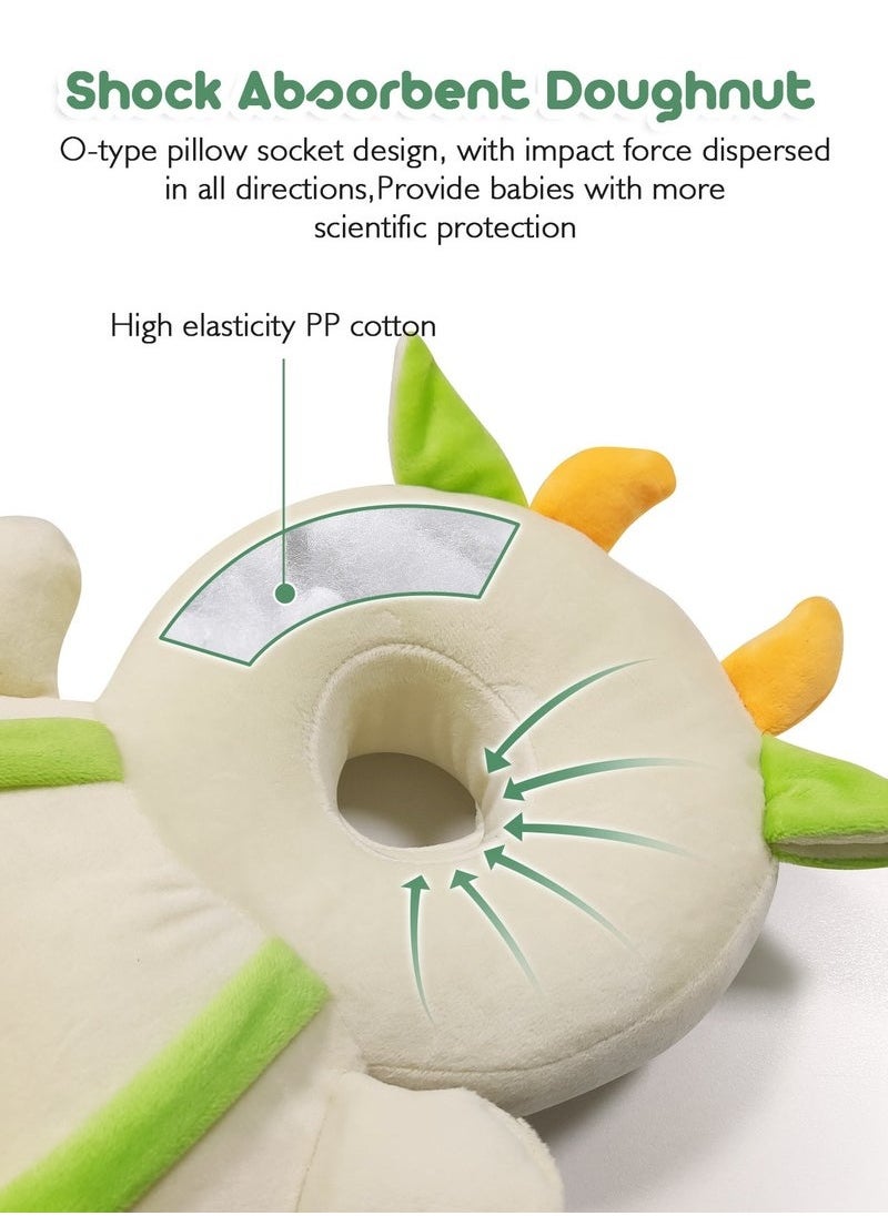 Gonice Baby Anti Falling Pillow Head Protector Cushion Backpack,Toddler Baby Walking Head Protection Safety Pads, Adjustable Infant Cushion Backpack for Baby Walkers, Age 5-26 Month  - Image 4