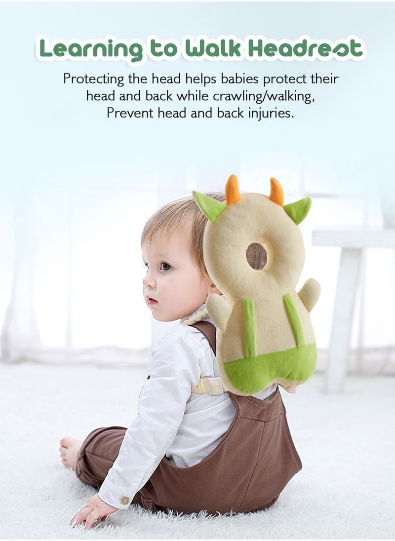 Gonice Baby Anti Falling Pillow Head Protector Cushion Backpack,Toddler Baby Walking Head Protection Safety Pads, Adjustable Infant Cushion Backpack for Baby Walkers, Age 5-26 Month  - Image 5
