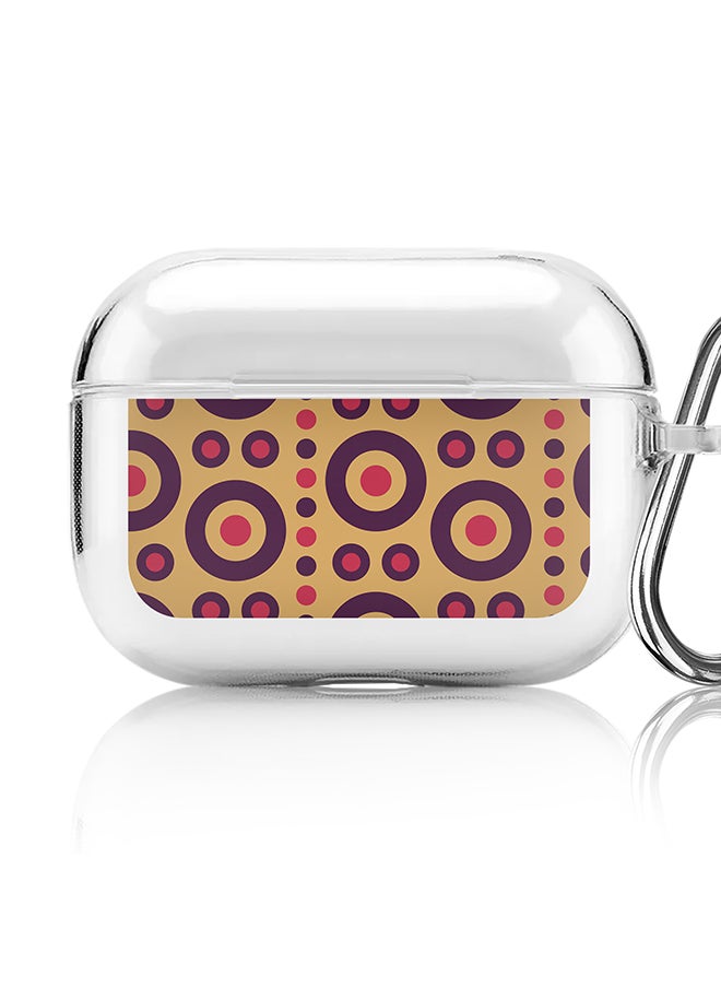 Stylizedd - Classic Clear printed Case for Apple AirPods Pro 2nd Generation Thin Transparent Cover [Designed for Apple AirPods Pro 2nd Generation] - Bull's Eye - Image 1