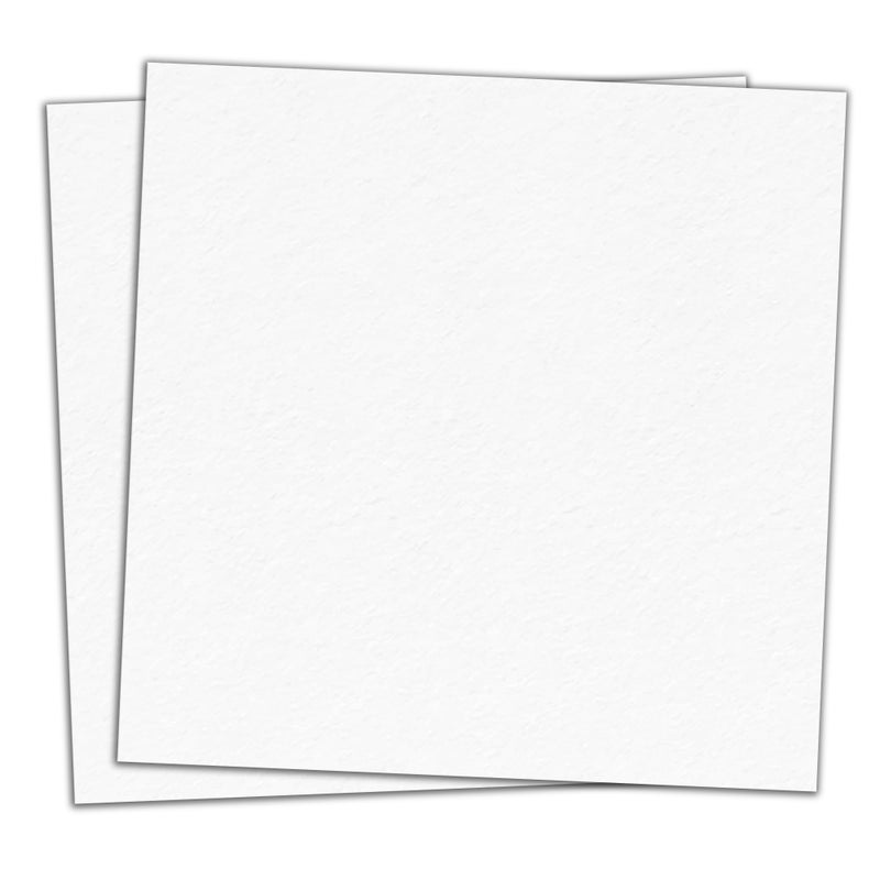 TownStix 25 Pieces, (110 lb/300 gsm) - White Cardstock 12 x 12, Large Heavy Thick Card Stock Paper, Heavyweight 12x12 - Image 1