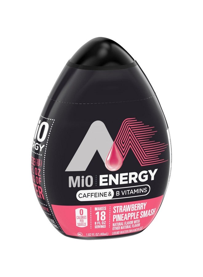ميو معزز الماء السائل من Mio Energy، بنكهة الفراولة والأناناس المهروسة، 1.62 أونصة (عبوة من 12 قطعة) - Image 3