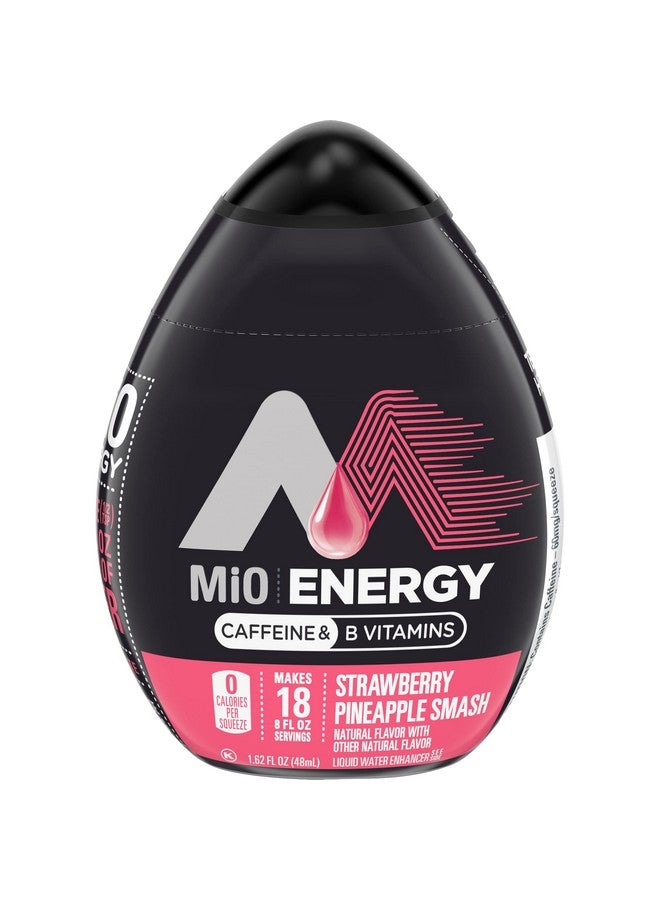 ميو معزز الماء السائل من Mio Energy، بنكهة الفراولة والأناناس المهروسة، 1.62 أونصة (عبوة من 12 قطعة) - Image 2